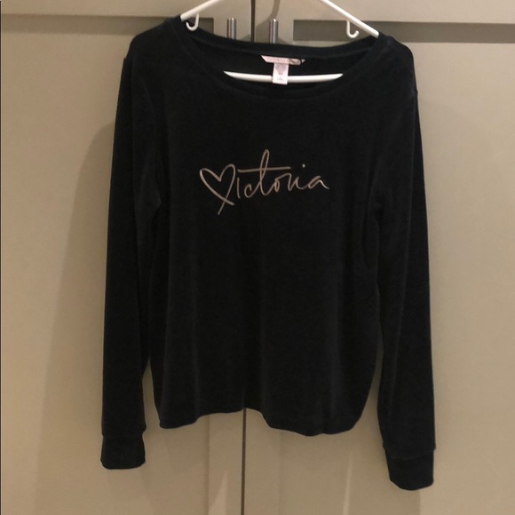 Black Victoria’s Secret Sweatshirt - Picture 2 of 5